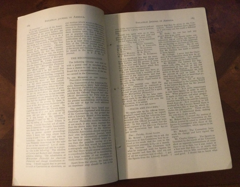 Philatelic Journal of America September 1890 Stamp Collecting Journal