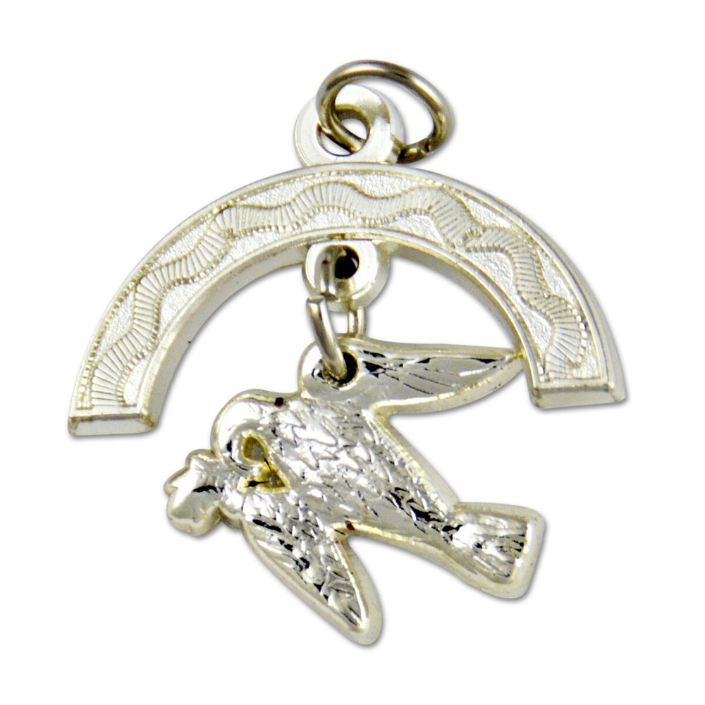Royal Ark Mariner Masonic Pendant - [Silver][1 1/4'' Tall]