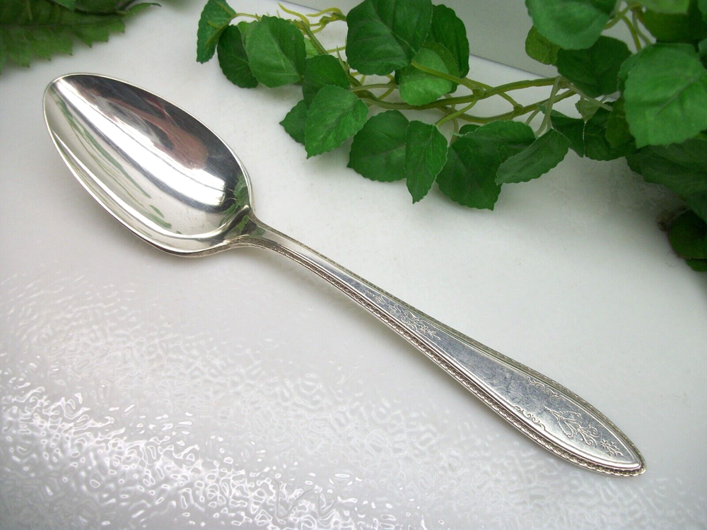 International Silver 1847 Rogers ARGOSY Silverplate Solid Serving Spoon 1926