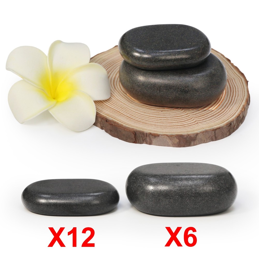 Master Massage 18 Piece Essential Hot Stone Massage Set Kit Package for Pro