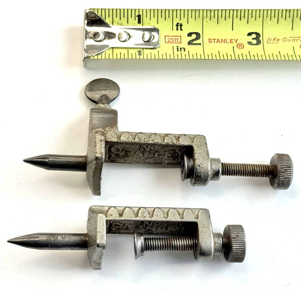 ​Vintage Stanley No. 4 Trammel Points Carpenter Tool