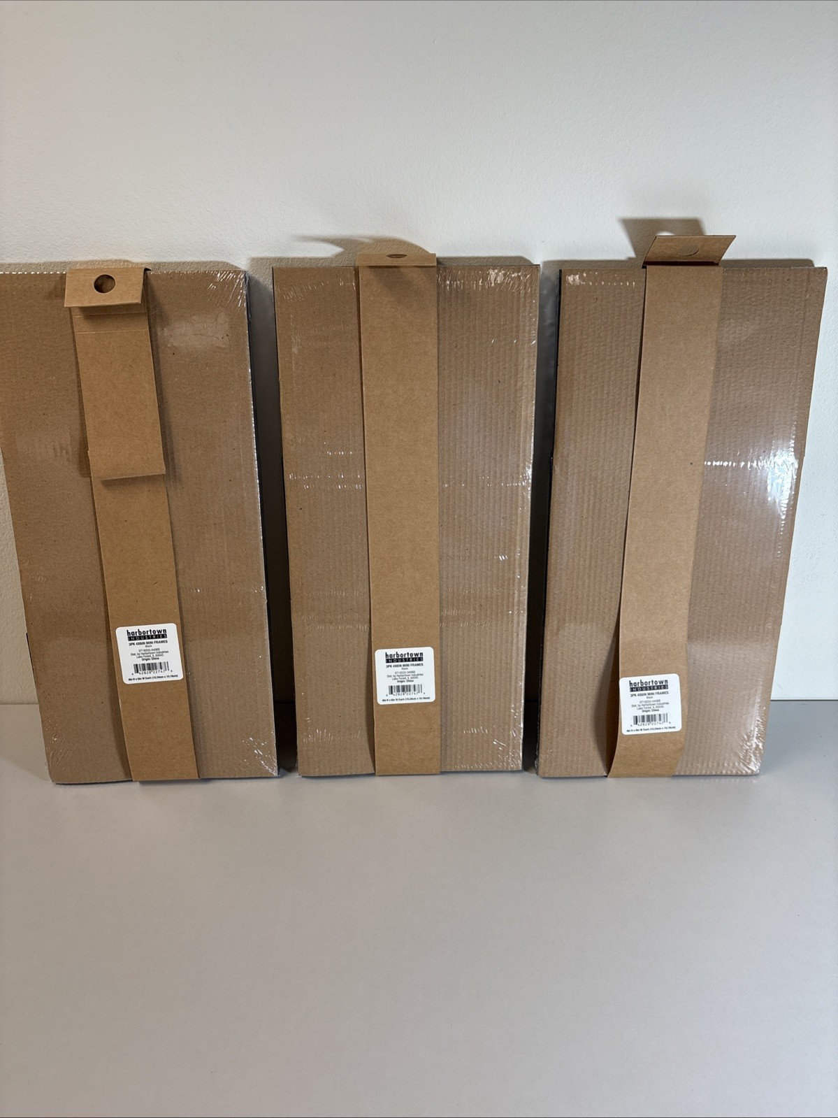 Harbortown 4x6in Mini Frames Black 3pk - Lot Of 3 (9 Total)