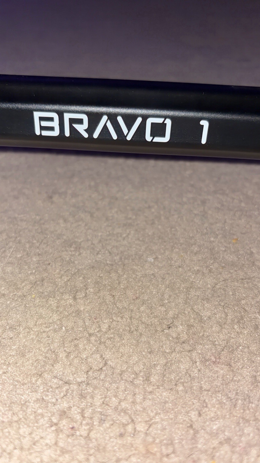 ECD Lacrosse Bravo 1 Complete Lacrosse Stick Black