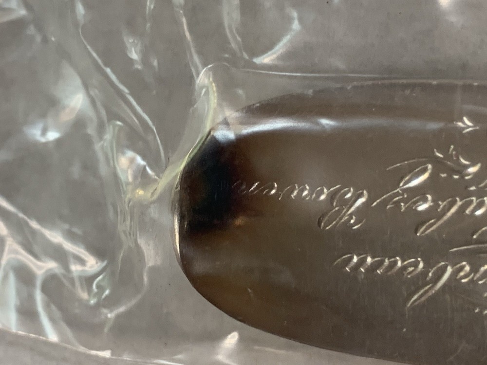 Gorham The GENERAL De ROCHAMBEAU SILVER SERVING SPOON to Lt Gov Jabez 1780 12"