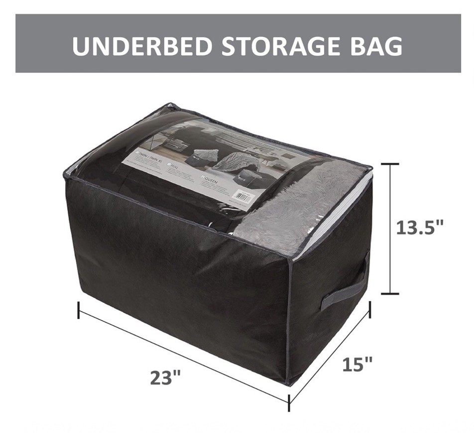 17 Piece Bed In A Bag Comforter Set/ Dorm Essentials - Full Size - Black/ Grey