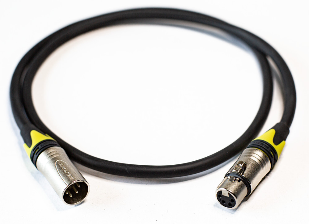 12V DC High Current Camera/Light Power Cable Neutrik 4Pin XLR cable