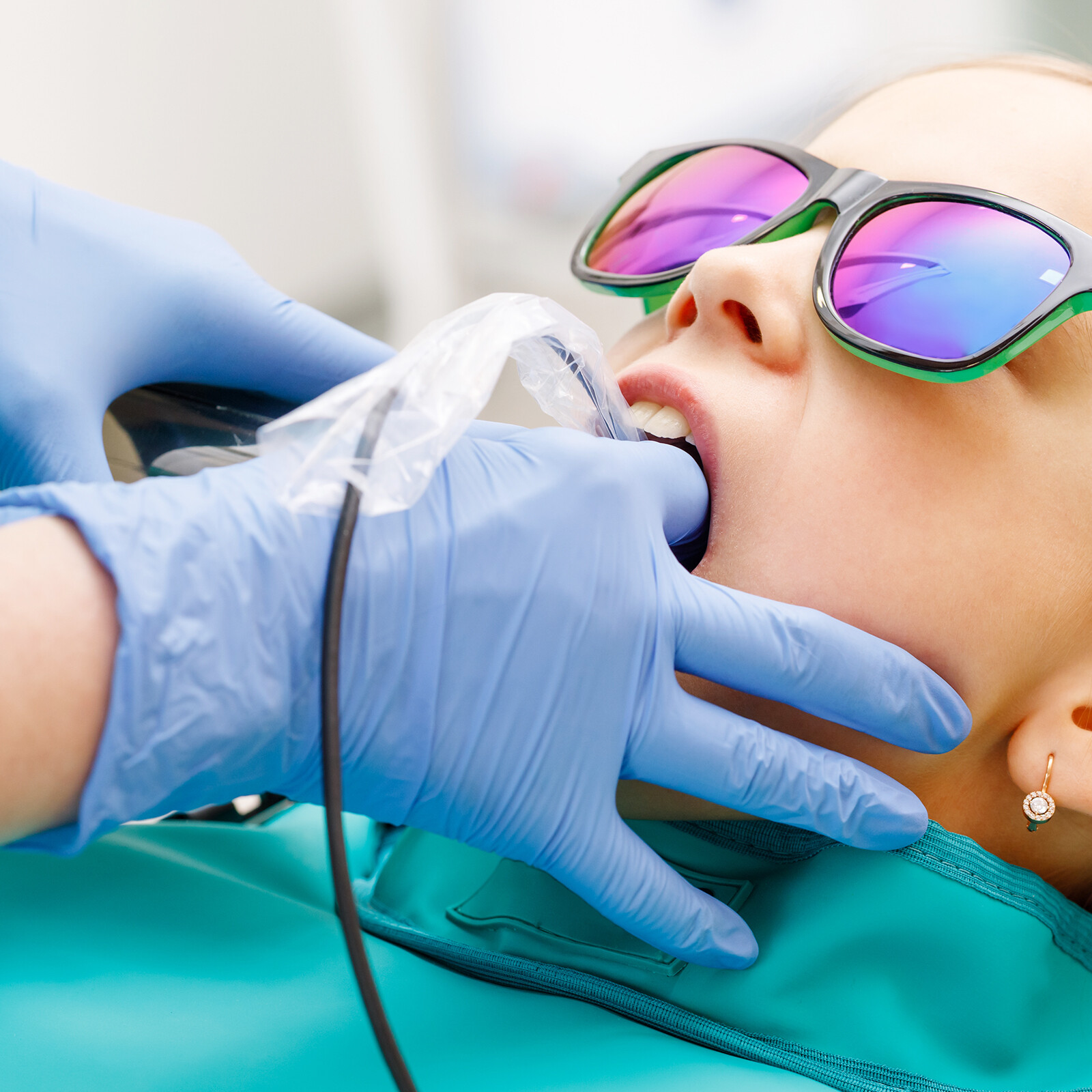 JMU Dental X-ray Sensor Cover Barrier Sleeves 1-5/8''x8'' 1-3/8''x8'' 500pcs