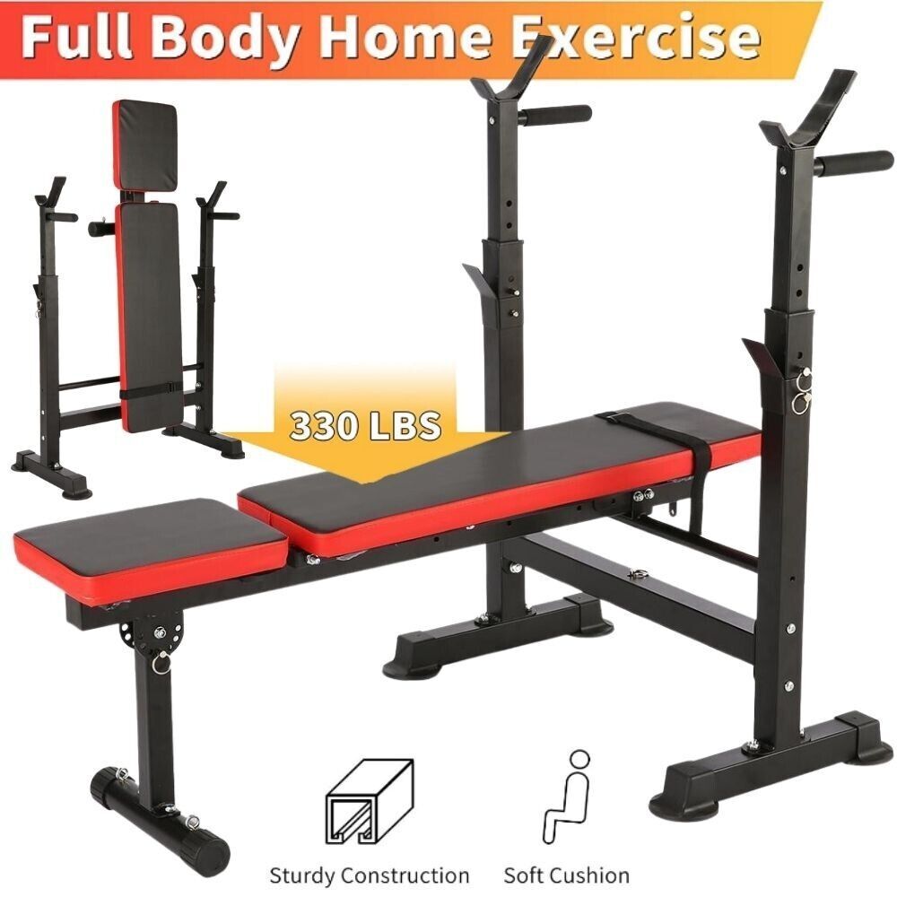Folding Weight Bench Adjustable Workout Bench for Home Exercise Bench Gym Bench
