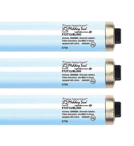 LSI Midday Sun F73T12 HO 5.0% 100W RDC Tanning Lamps - Best Bronzing Bulbs!