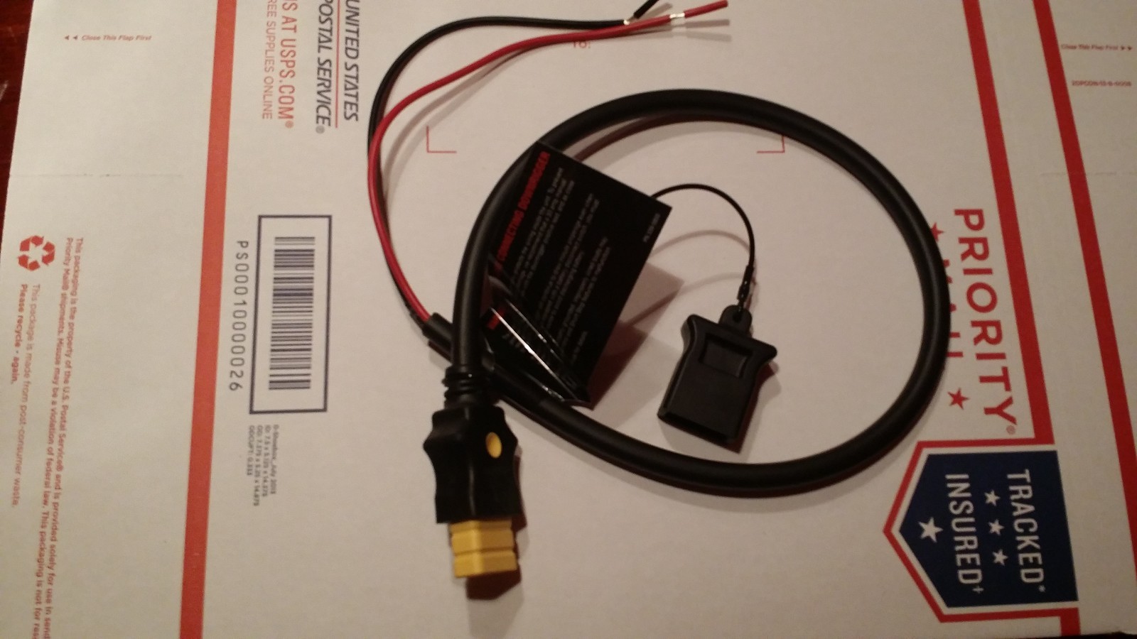 Cannon Downrigger REPLACEMENT POWER CABLE - BATTERY SIDE Part 3393200 OEM NEW