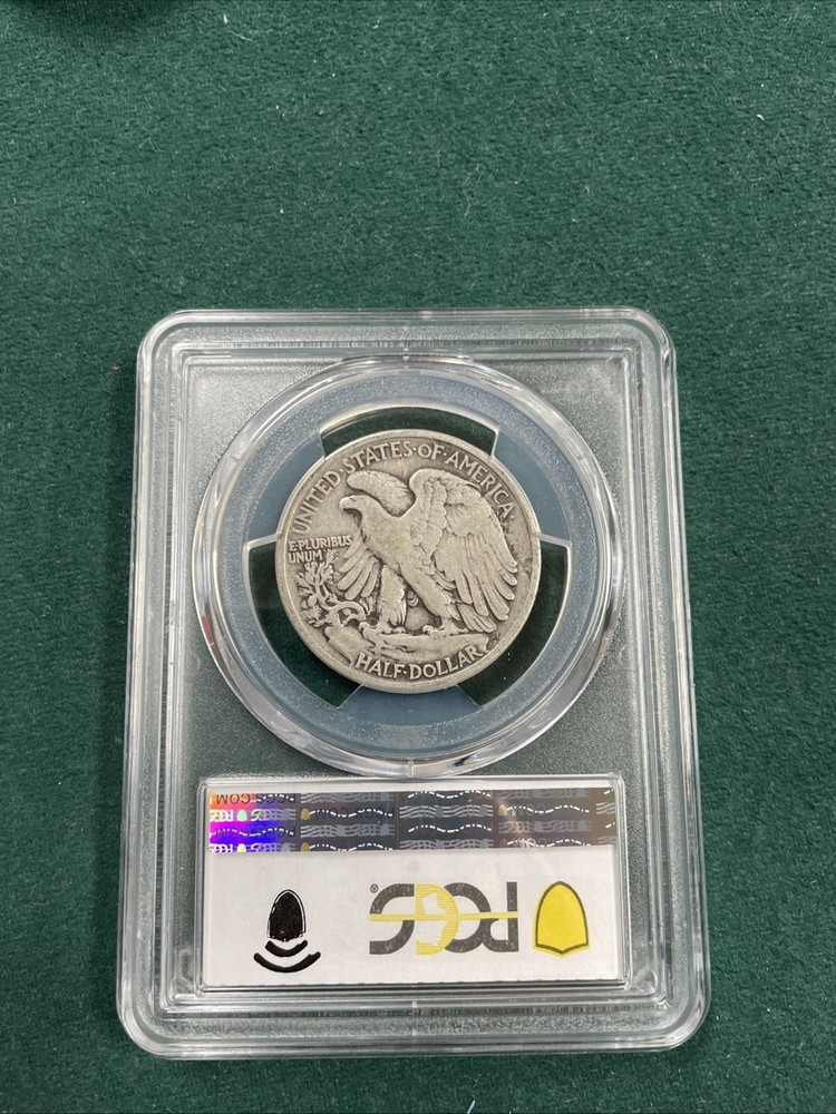 1917 walking liberty half dollar PCGS VG 10