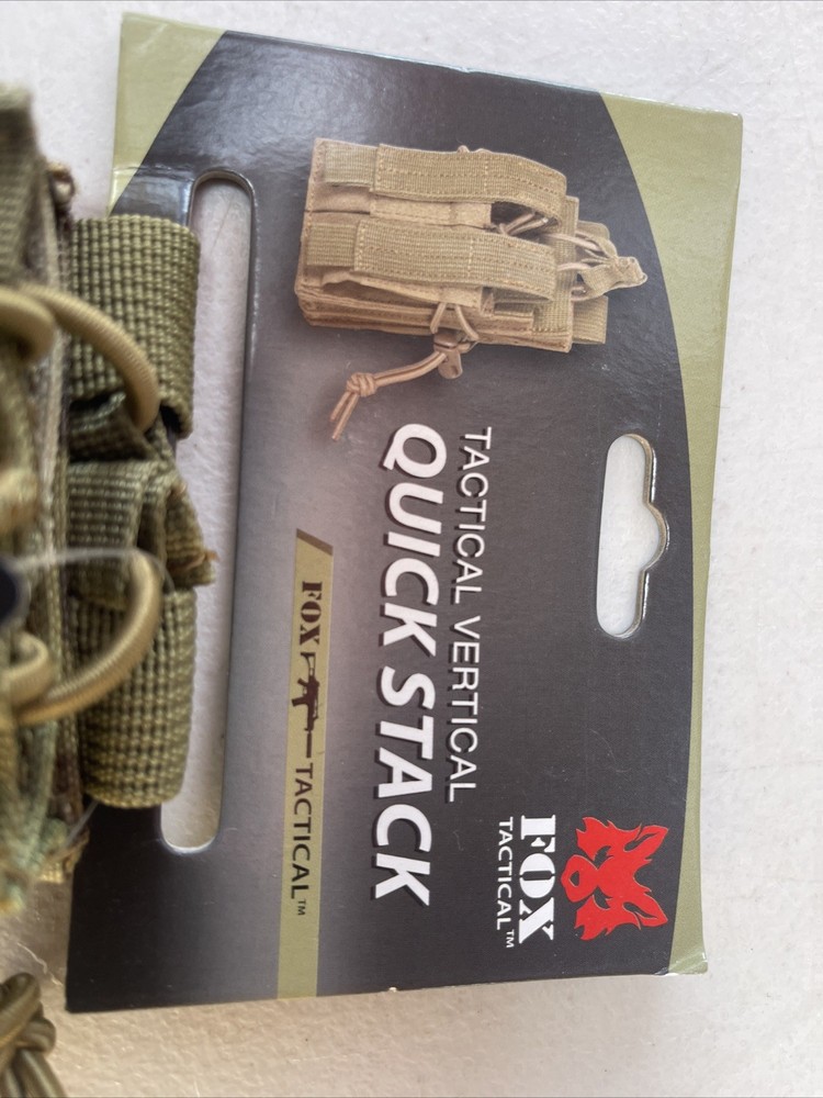 Fox Tactical Vertical Quick Stack Camo NWT AR-15