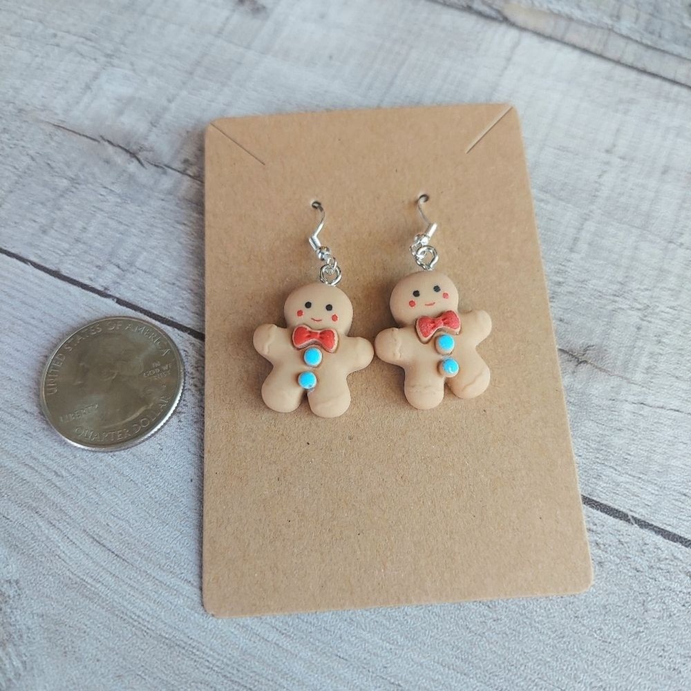 Christmas Earrings Gingerbread