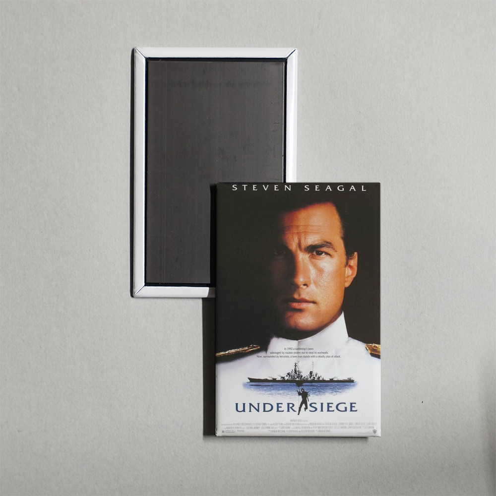 Under Siege Mini Movie Poster Fridge Locker Magnet