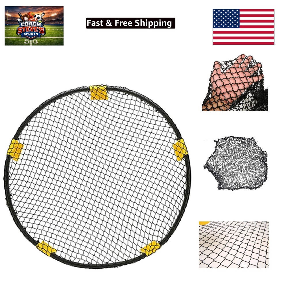 Adjustable Nylon Volleyball Net - 35.4” Diameter for Perfect Play
