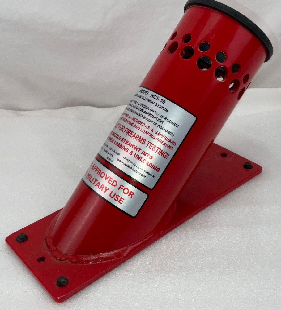 Concept Development HCR-50 Handgun Clearing System with Desk Mount Base