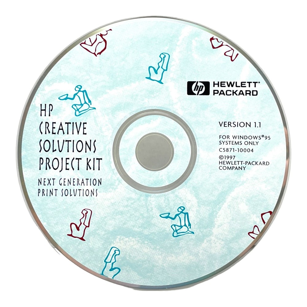 HP Creative Solutions Project Kit Version 1.1 For Windows 95 On CD, 1997