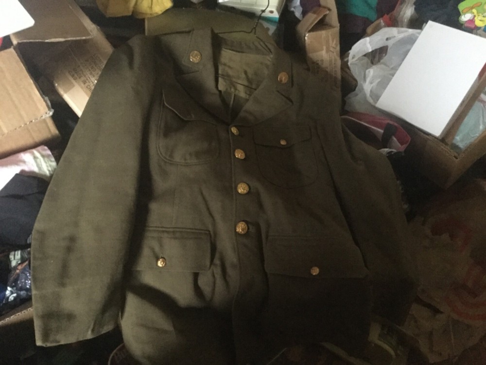 Vtg 1940s Authentic WW2 Uniform US Army Dress Jacket