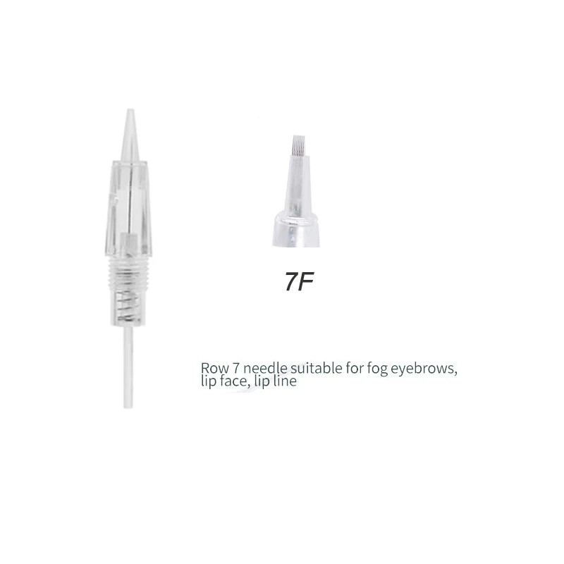 100pcs Cartridge Needle Charmant Permanent Makeup Machine Pen V7 Digital Needles