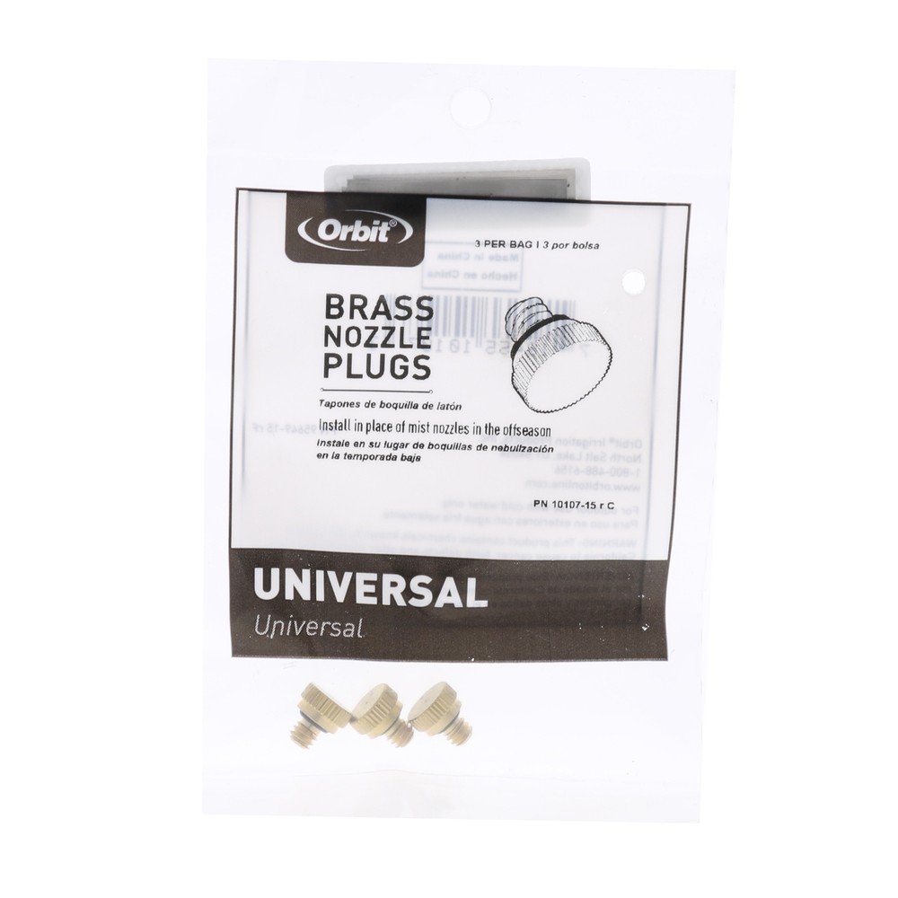 Orbit Brass Nozzle Plug