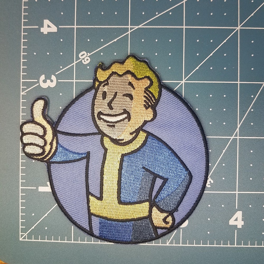 Fallout Boy Logo Patch 3 1/2 inches wide Style B