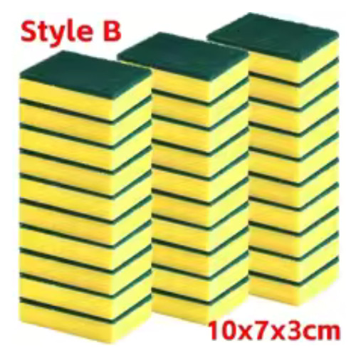Highly absorbent double-sided sponge magic cleaning pot rust sponge cleaning bru