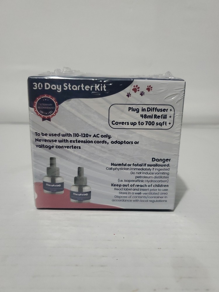 TheraPetMD Advanced Cat Calming Diffuser Kit 60 Day Supply 1 Diffuser 2 Refills