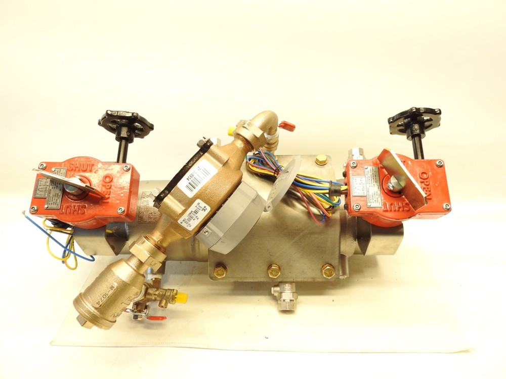 New 4" Ames Deringer 50 (RPDA-II) Reduced Pressure Detector Backflow Preventer