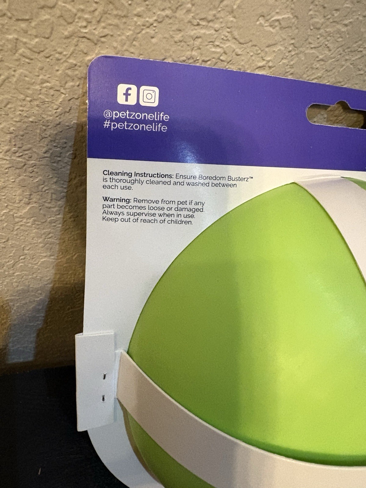 Pet Zone Boredom Busters Bowl||Freezer Safe|6.5"W x 2.75"D||BPA & Phthalate Free