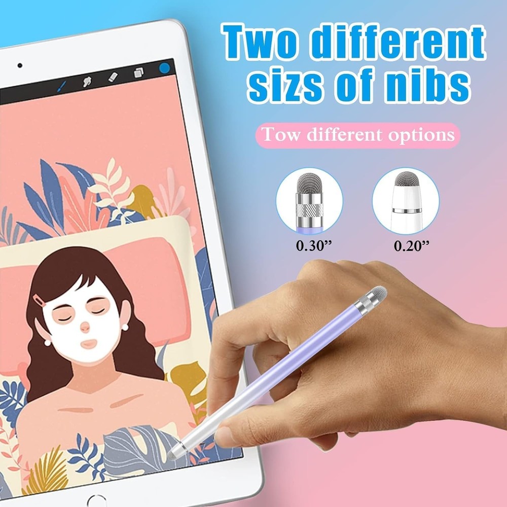 2PCS Stylus Pens for Touch Screens,Stylus Pen for Iphone/Ipad/Tablet Android/Mic
