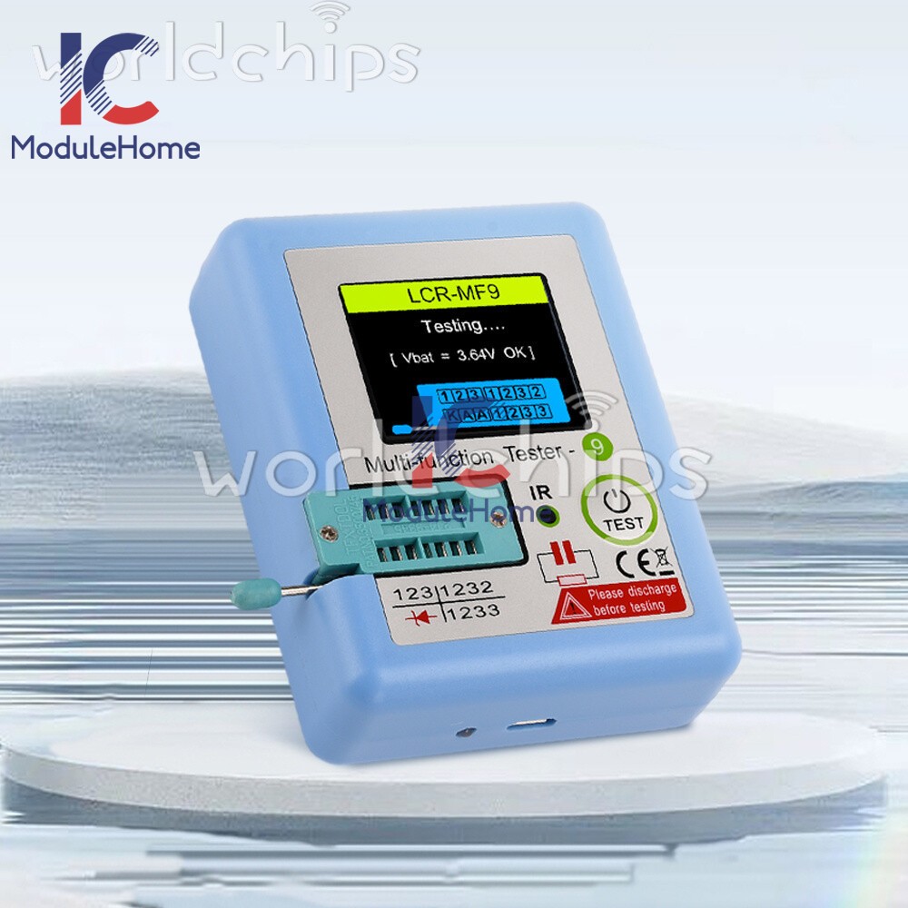 MF9 High Precision Transistor Tester Diode Triode NPN PNP MOSFET Rechargeable