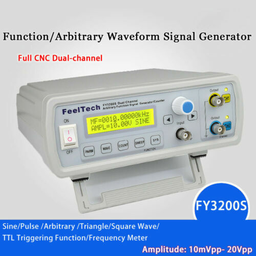 20MHz Dual-channel DDS Function Waveform Signal Generator Counter Arbitrary Wave