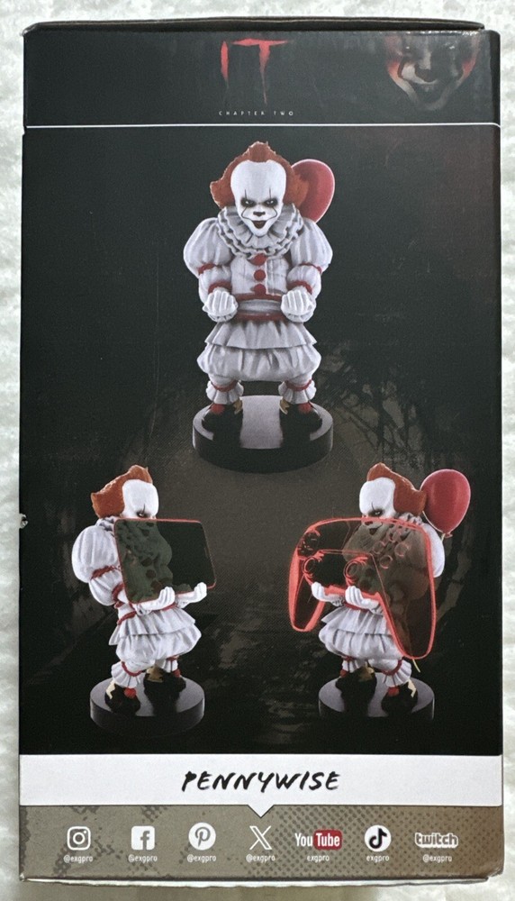 Pennywise IT Chapter Two Phone & Controller Holder Cable Guys New In Retail Box