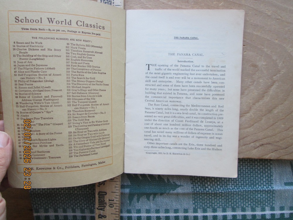EXCELSIOR classics The Panama Canal - h l goodwin