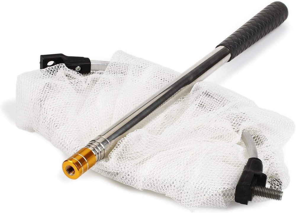Durable Multi-Color Insect & Butterfly Net - 12" Ring, 59" Extendable Handle