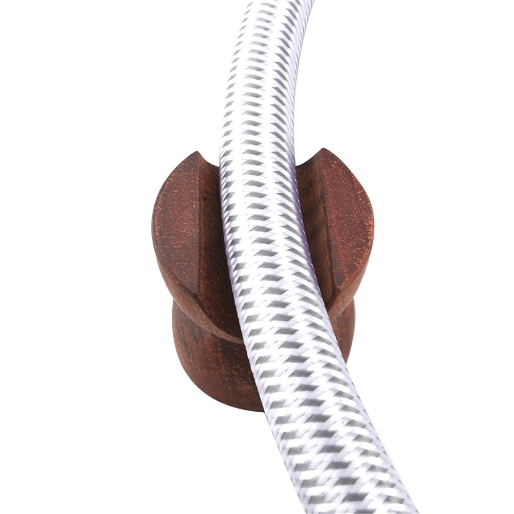 45mm HiFi Rose Wood Speaker Insulation Wire Holder Bracket Support Cable Stand E