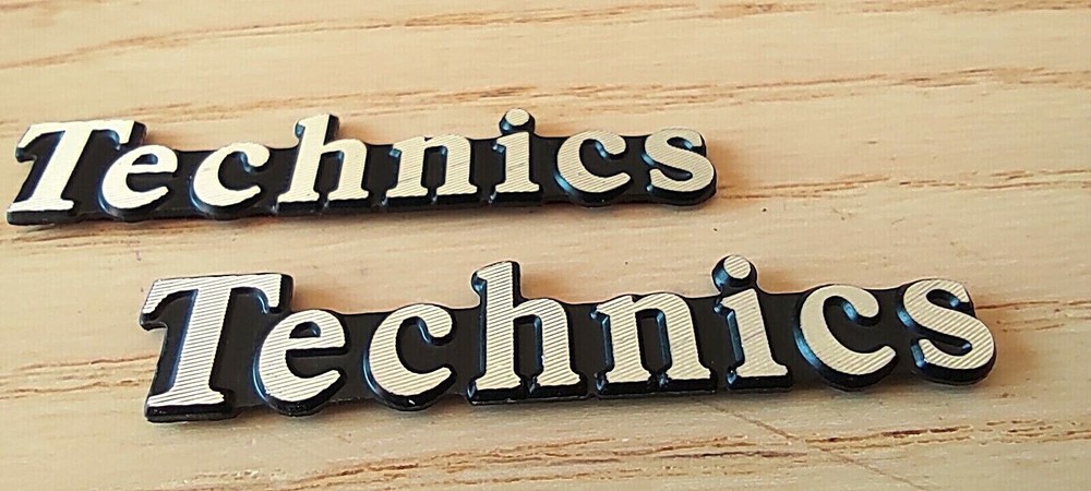 TECHNICS X 2 aluminum logo