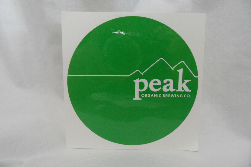 Peak Organic Brewing Company sticker