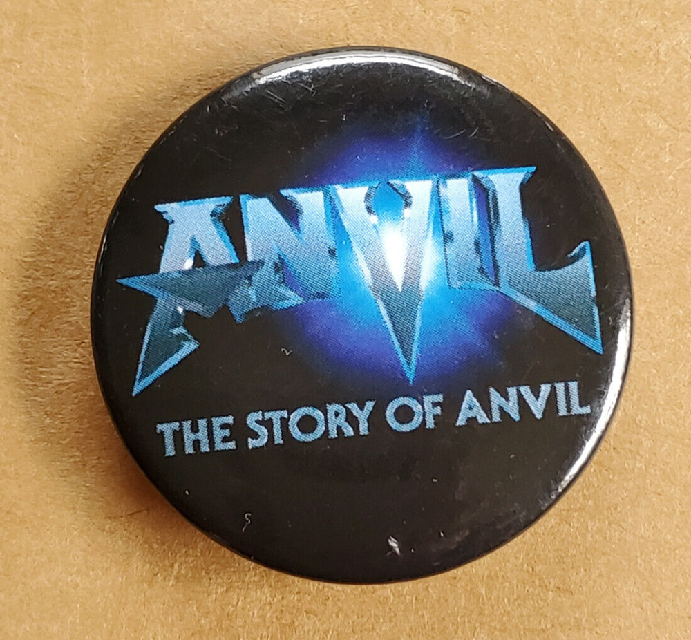 THE STORY OF ANVIL PROMTIONAL BUTTON HEAVY METAL DOCUMENTARY 2008