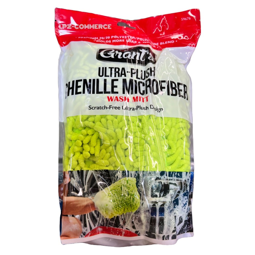 GRANT'S Ultra-Plush Chenille Microfiber Wash Mitt ✅