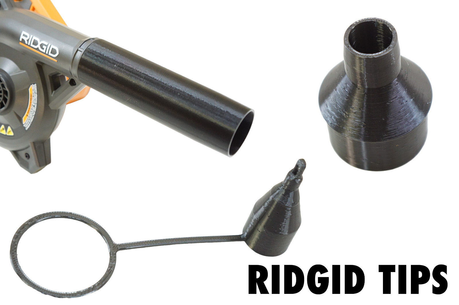 Replacement Nozzle Tip Attachment for RIDGID 18V R86043 Cordless Jobsite Blower