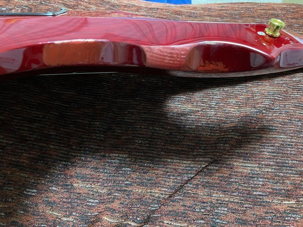 Grass roots Forest model See-through Red Electric Guitar