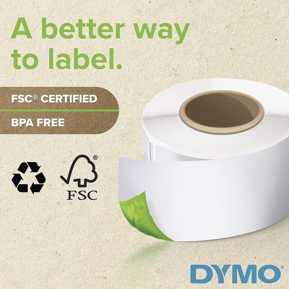 DYMO Authentic LW Extra-Large Shipping Labels for 1 Roll, White