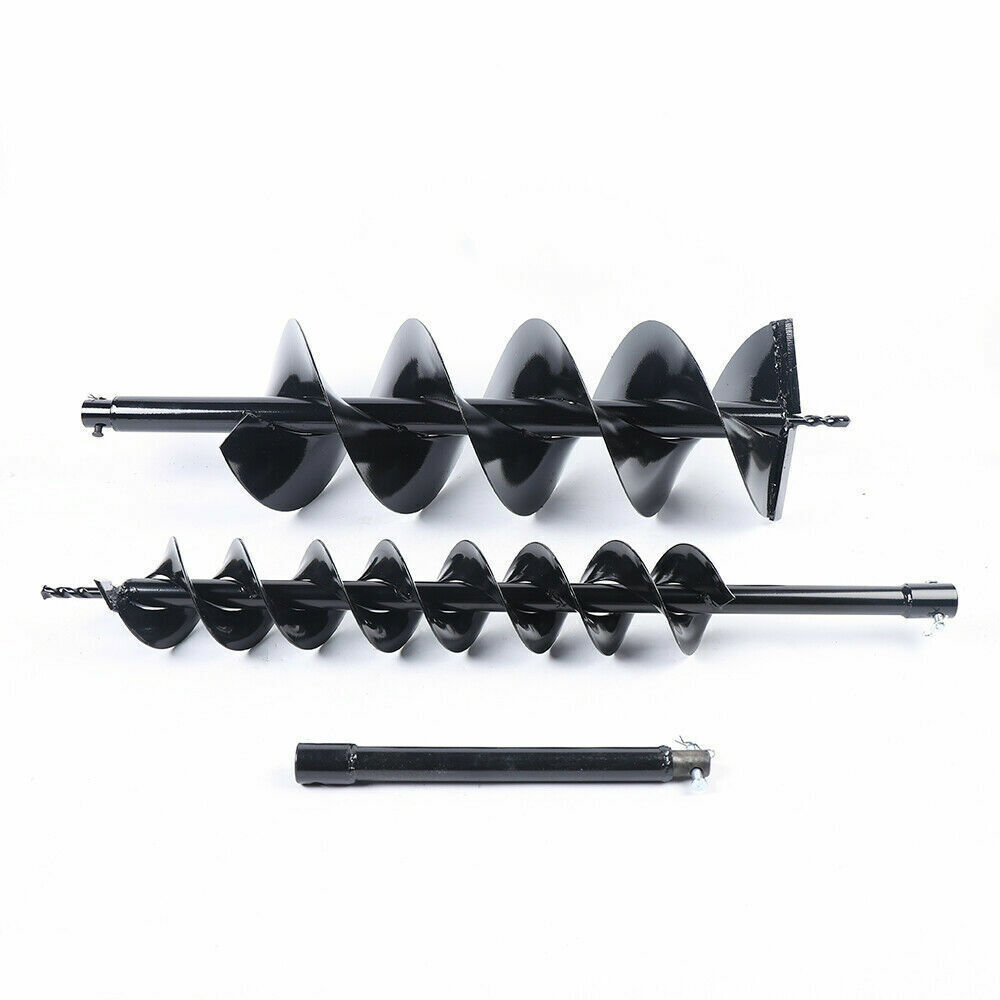 52CC Gas Powered Earth Auger Post Hole Digger with 2 Drill Bits