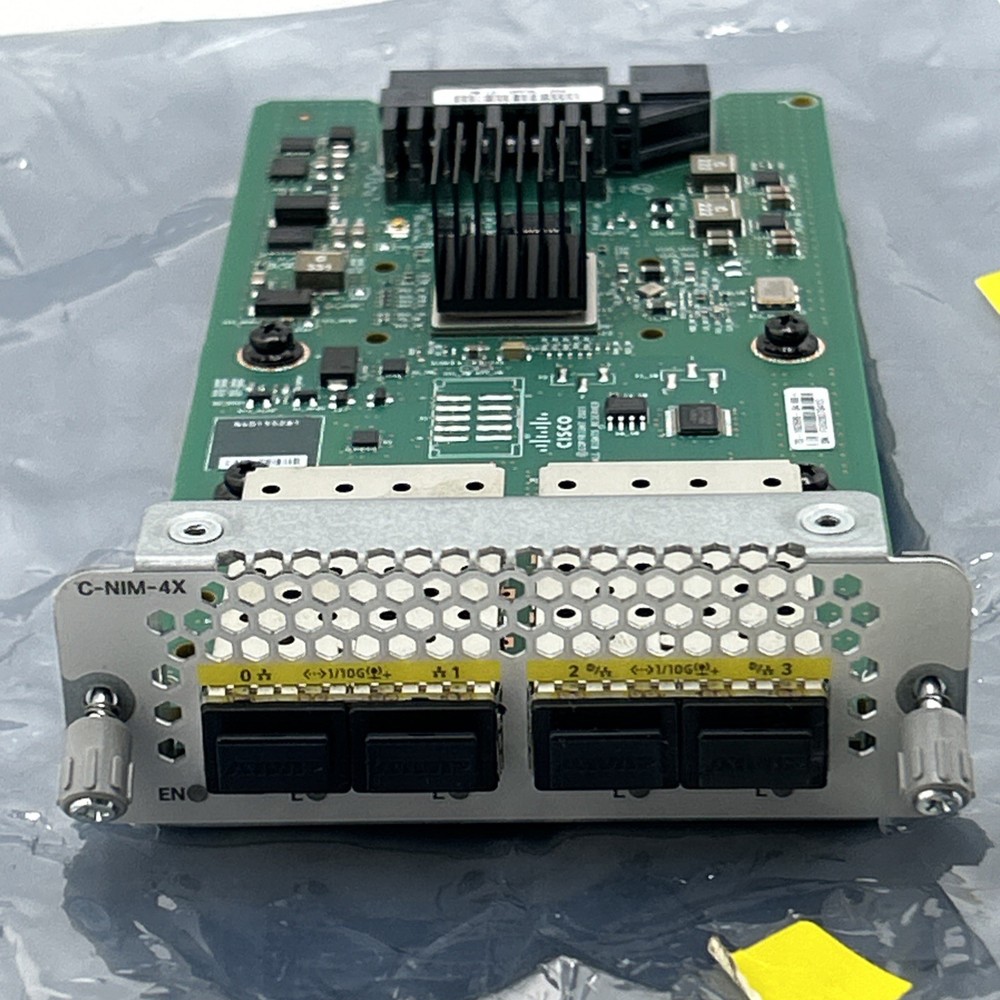 Cisco C-NIM-4X 4 Port Layer 2 3 10Gbps Switch Network Interface Module