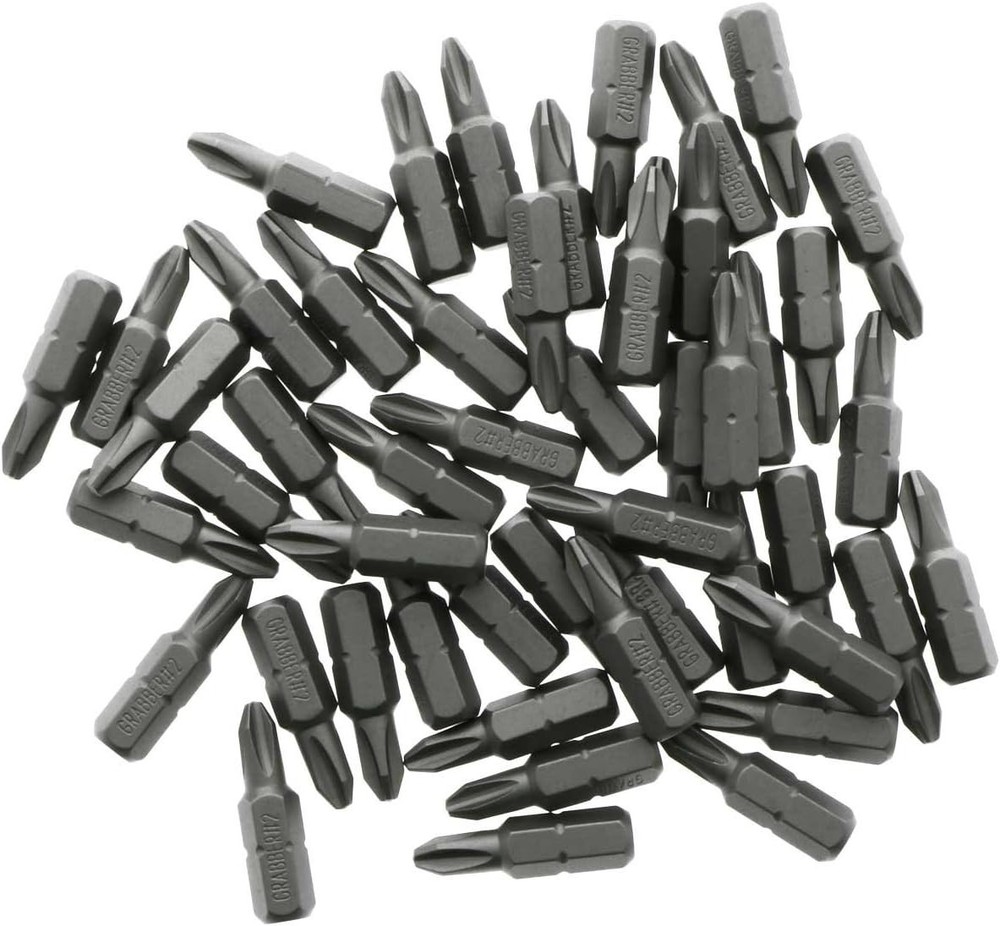 #2 Reduced Phillips Drywall Screw Driver Bit Tips (50-Pack)