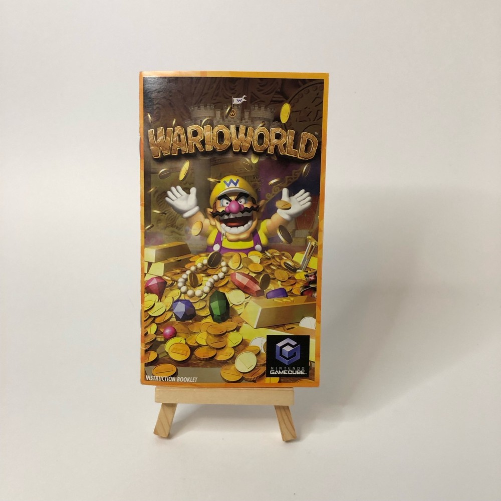 Replacement Manual for Wario World Nintendo GameCube