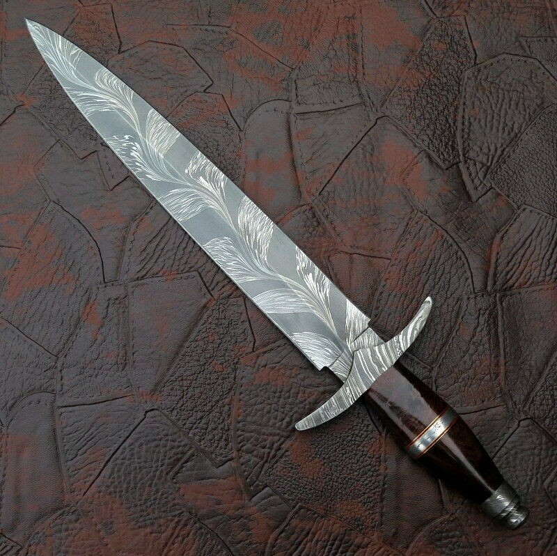 DAMASCUS STEEL HANDE MADE DAGAR KNIFE ......