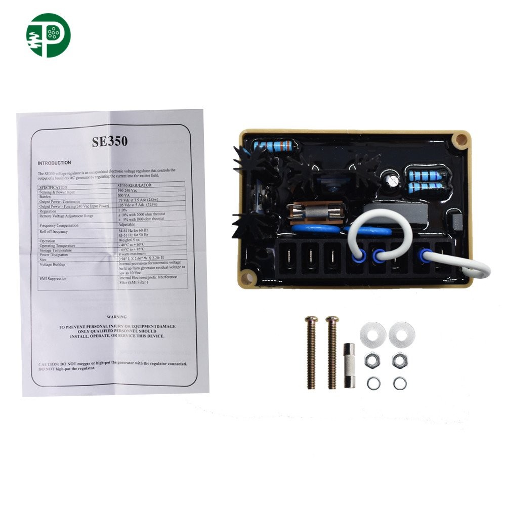 1PC SE350 AVR Electric Controller Controls Module Automatic Voltage Regulator