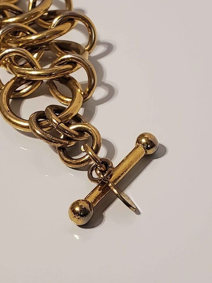 Two tone Premier Design Bracelet 6" (B178)